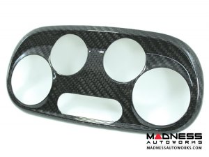 FIAT 500 AC Climate Control Cover - Carbon Fiber